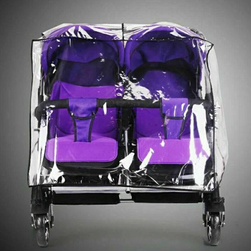 Twin stroller rain cover - rain,