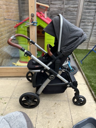 Silver cross wave tandem buggy