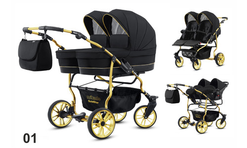 Twin pram 3in1 - pram, buggy